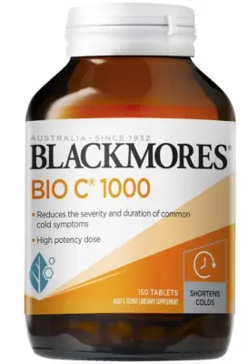 Blackmores Bio C 1000 150 Tablets for Cold & Immunity (Expiry Date June 2023)