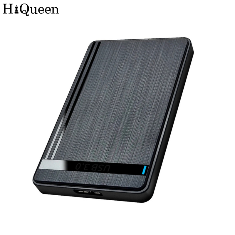 HiQueen HDD SSD Enclosure Adapter Tool Free External Portable Enclosure Case Adapter For Laptops Desktop Computers Phones Tablets