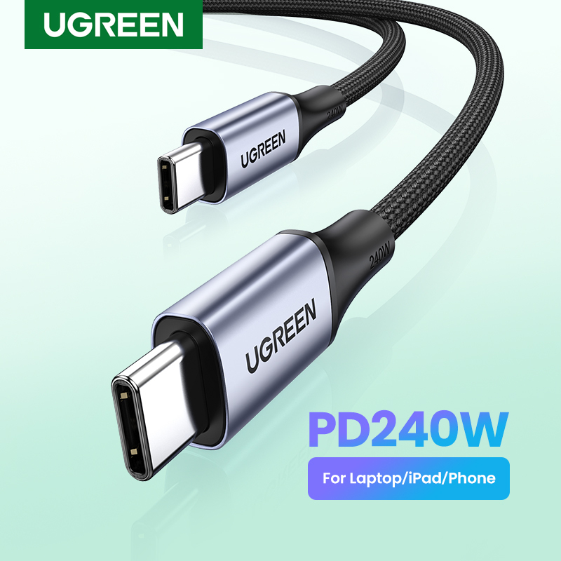 Bảng giá UGREEN 2m 240W Type C Fast Charging Cord PD3.1 48V5A Charger for PS5 Switch SAMSUNG S22 MacBook Air 2021 MacBook Pro 2021 iPad Pro Tablet 480Mbps Data Line Phong Vũ