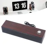 Máy tính để bàn Soundbar Loa máy tính dùng nguồn USB gỗ cho PC