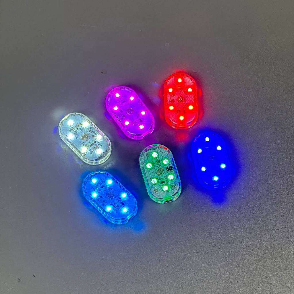 Lampu Sentuh LED Mini Kecil Interior Mobil Tanpa Kabel Banyak Warna bisa dicharge Harga 19,458 rupiah*Gratis Ongkir