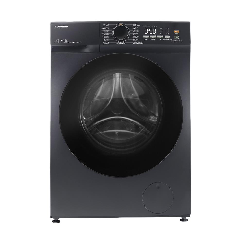Toshiba Front-Loading Washing Machine Twd-T21Bu140Uwt(Mg) 13/8 Kg. Inverter, Black ราคา 22,847 บาท*ส่งฟรี