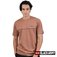 BUM BLACK ARMY DAILY BASICS COLLECTION MINIMAL GRAPHIC ROUND NECK TSHIRT COMFORTABLE COTTON SHIRT