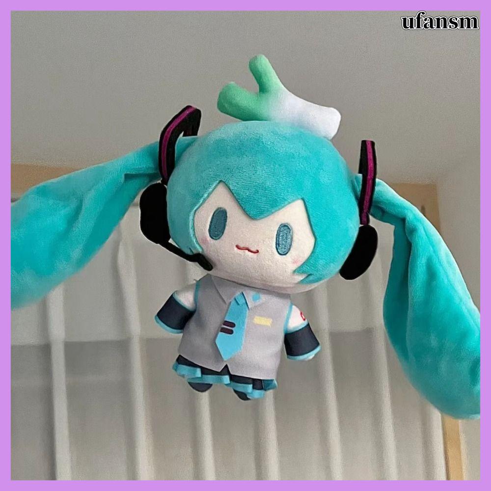 UFANSM Fufu Series Búp bê Hatsune Miku Mềm Anime Đồ chơi nhồi bông Hài Hước Đóng vai Búp bê nhân vật