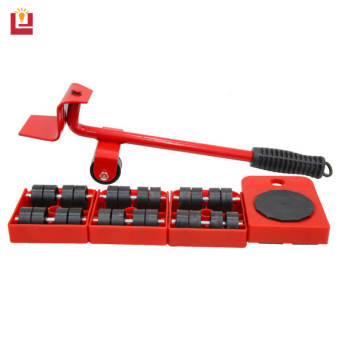 Yonuo Đồ nội thất tải nặng, động cơ, di chuyển giường, dụng cụ sofa, đơn gia đình, ròng rọc tiết kiệm lao động Bánh xe quay