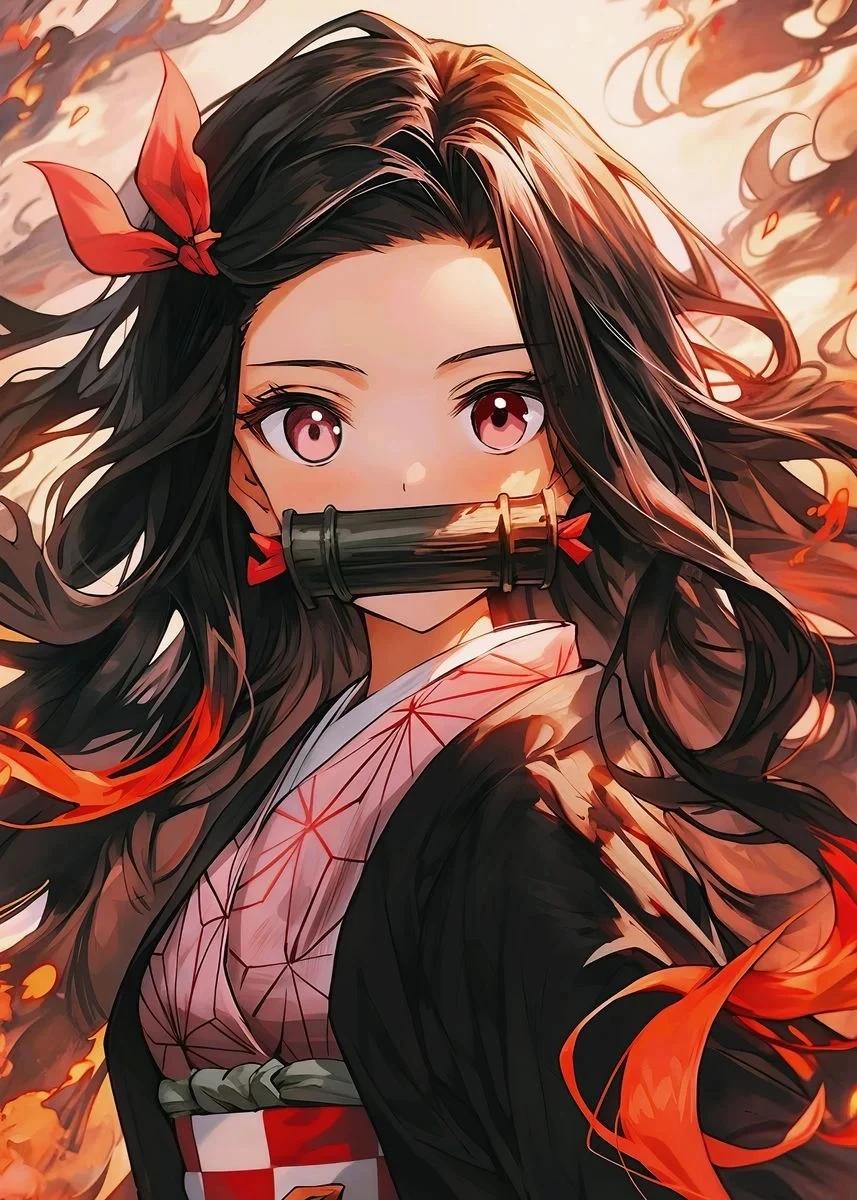 Japanese Anime Demon Slayer Poster Kimetsu no Yaiba Canvas Print Wall Art Picture Kawaii Home Room Decor Gift 0511
