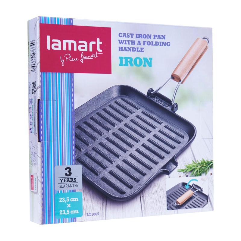 Lamart Induction Ready Grill Fry Pan 23.5X23.5Cm Singapore