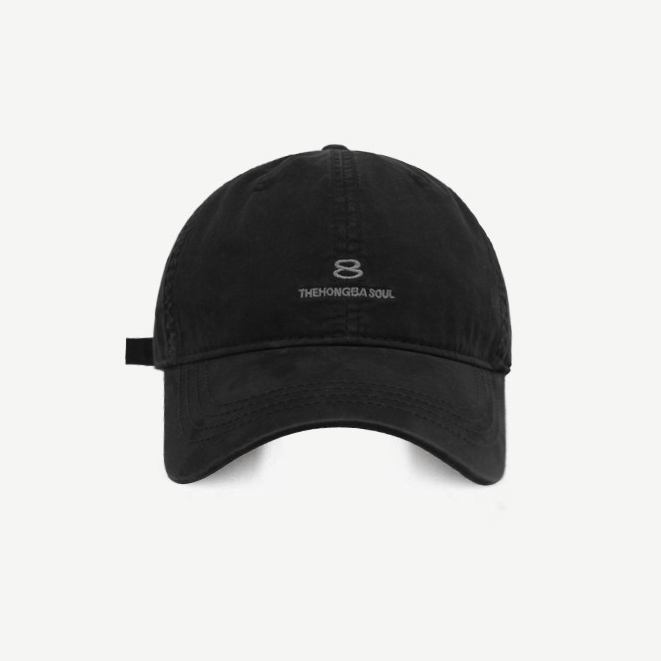 Mũ bóng chày thêu 8 chữ Hàn Quốc dành cho nam nữ Mũ bóng chày Cotton thông thường Olivia MLT230 - 3