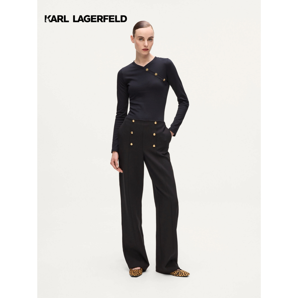 KARL LAGERFELD - RETRO TAILORED PANTS A4W10110 ราคา 10,500 บาท*ส่งฟรี
