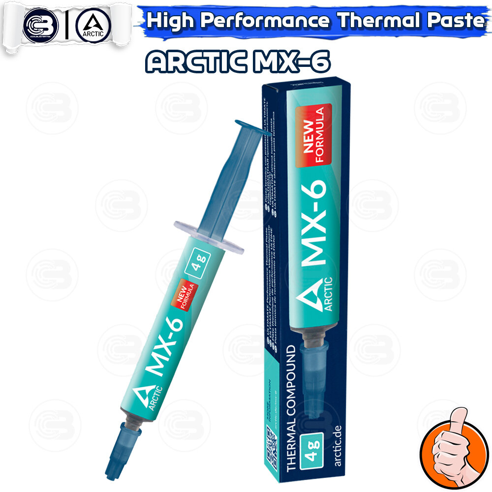 [CoolBlasterThai] ARCTIC MX-6 4g. Thermal compound (Heat sink silicone) (ซิลิโคนนำความร้อน) ราคา 380 บาท*ส่งฟรี
