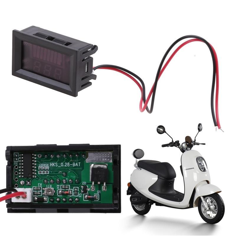 Volt Pin mét vôn kế nhỏ Vôn kế kỹ thuật số thích hợp cho Ebike