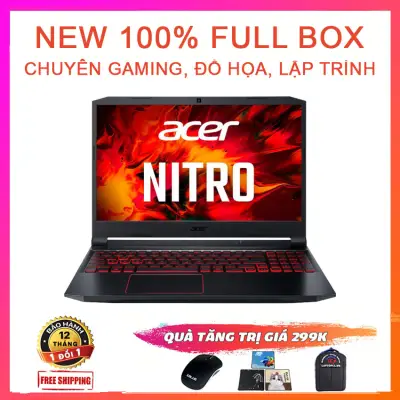 [Trả góp 0%] (REF) Acer Nitro 5 2021 Eagle (AN515-57-74NU), Chiến Game, Đồ Họa Khủng, i7-11800H, RAM 16G, SSD 512G, VGA NVIDIA RTX 3050 Ti-4G, Màn 15.6 FullHD IPS, 144Hz