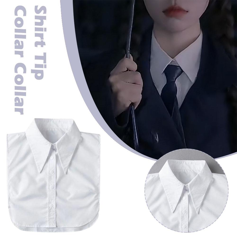 Fake Collar Adjustable Elastic Detachable False Collar Cloth Decoration D7W9