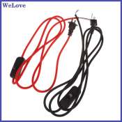 We 220V Textile Covered 1.8M Extension Cord with Switch