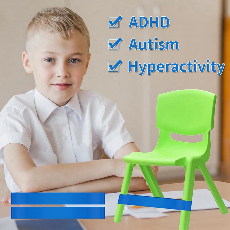12 Pcs Chair Bands for Kids with Fidgety Feet for Chairs ADHD Tools Flexible Seating for Classroom Elementary - 1