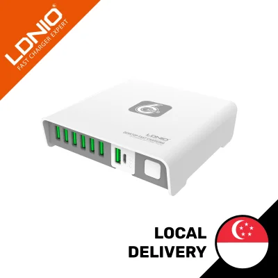 LDNIO A6802 Auto-ID Box Magical 6 USB Output Ports Charger With 2600mAh Mobile Power Bank
