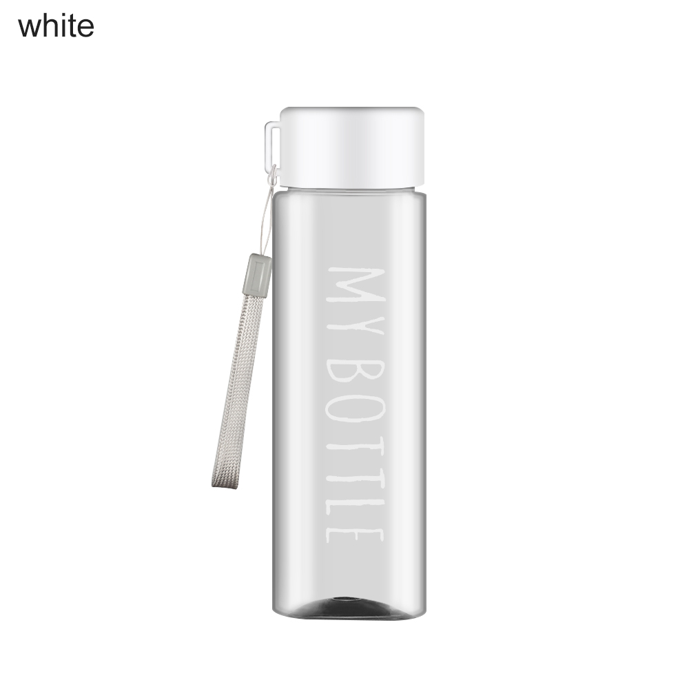 HATTIE 500ml Mùa hè Nhựa Cầm tay Chai nước Cốc nước ép cà phê Cúp nước thể thao Bình uống nước - 5