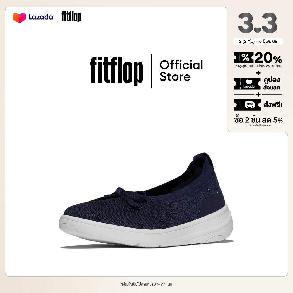 Fitflop Super-Q Bow Knit Ballet Flats Women's Ballet Shoes Model Jh8 ราคา 4,131 บาท*ส่งฟรี