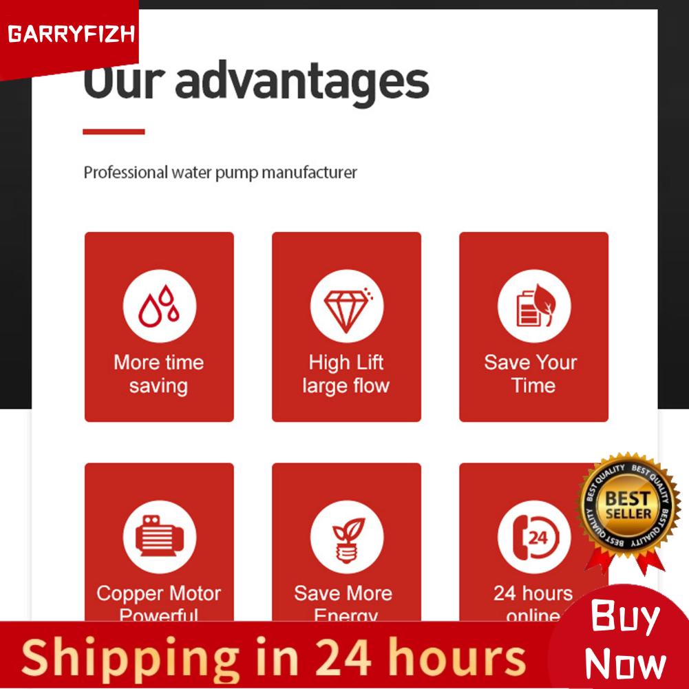 GARRYFIZH Aramox ปั๊มจุ่มสแตนเลสสูง 220W 8m ยกสำหรับการระบายน้ำในสระว่ายน้ำและตู้ปลา ราคา 2,122 บาท*ส่งฟรี