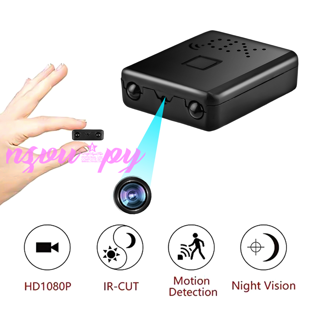 [nzvu5py] Mini Wifi Camera Full HD 1080P Mini Camcorder Night Vision Micro Camera Motion Detection Video Voice Recorder DV Version SD Card