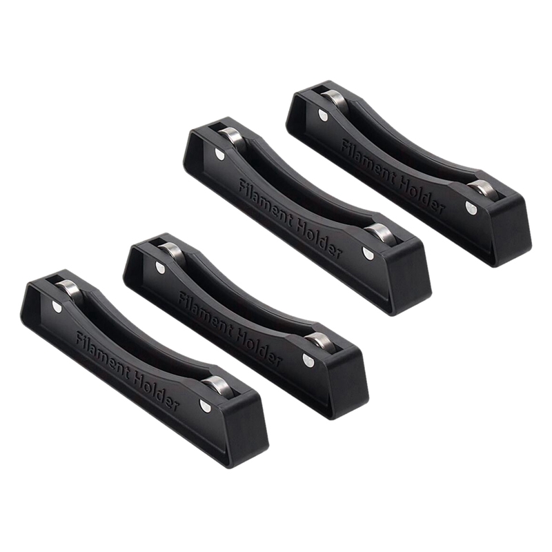 (NOQW) 4X 3D Printer Filament Holder Extra Smooth 3D Printing PLA ABS Bracket FDM Printing Wire Cons