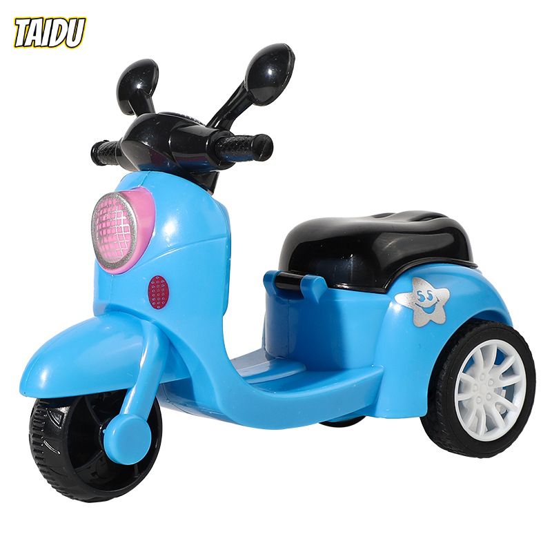 TAIDU Kids Ride-On Scooter Toy with Wind-Up Mechanism, Fun Cartoon Design for Boys and Girls, Develops Motor Skills and Imagination ราคา 29 บาท*ส่งฟรี