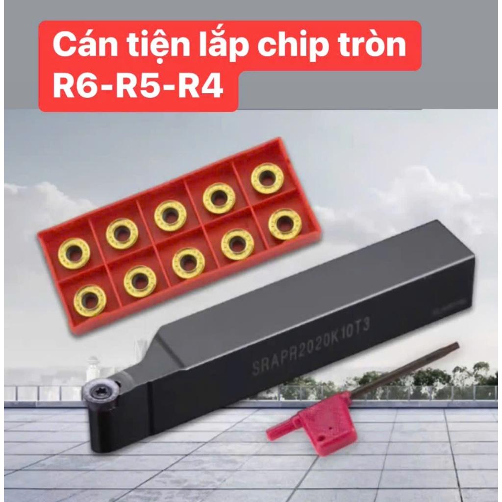 Cán dao dùng để lắp mảnh phay R4,R5, R6 đầy đủ hướng và kícḣ thước thông dụng