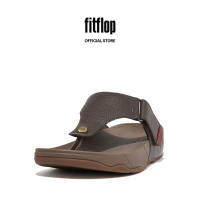 FitFlop TRAKK II Mens Leather Toe-Post Sandals - Chocolate Brown (279-167)