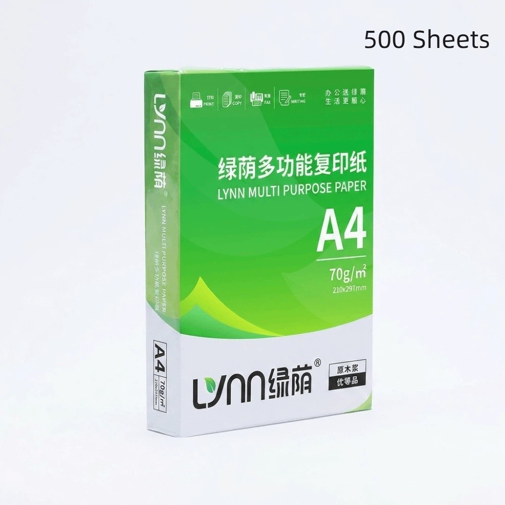NALANILI 500 Sheets Nhanh khô Giấy A4 Bề nhẵn Kích thước tiêu chuẩn Giấy in Cao cấp Giấy photocopy Văn phòng