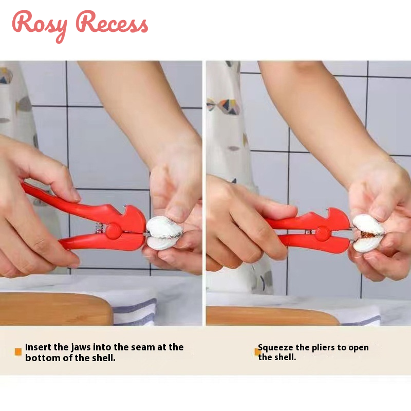 Hốc hồng đa chức năng dụng cụ nhà bếp cho Ngao mở và cái mở nắp chai, thiết thực nhựa ABS thép không gỉ thiết kế