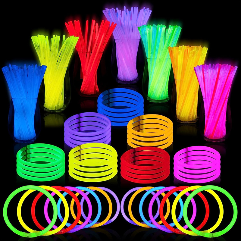 Neon Decorations For Events Glow Sticks For Celebrations Glow Sticks For Party Bracelets And Necklaces For Parties Glow In The Dark Decorations