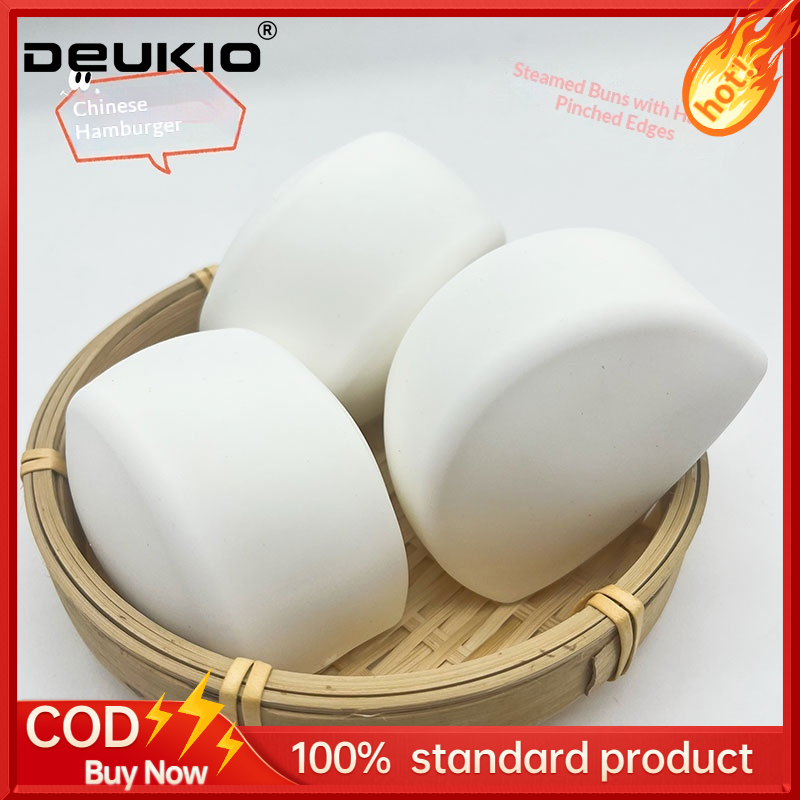 DEUKIO Realistic Steamed Bun Squishy Toy for Stress Relief and Fun Play ราคา 48 บาท*ส่งฟรี