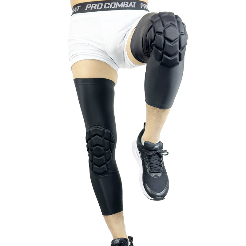 Sports Kneepad Basketball Men's Running Football Kneeling Honeycomb Anti-collision Meniscus Professional Protective Equipment Long Tactical Equipment