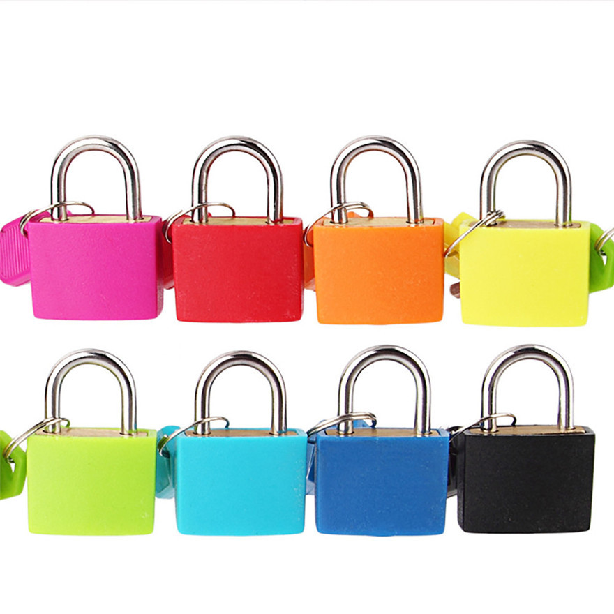 Với 2 phím Ổ khóa mini khóa chống trộm thép Vali Du Lịch Ổ khóa an ninh ổ khóa