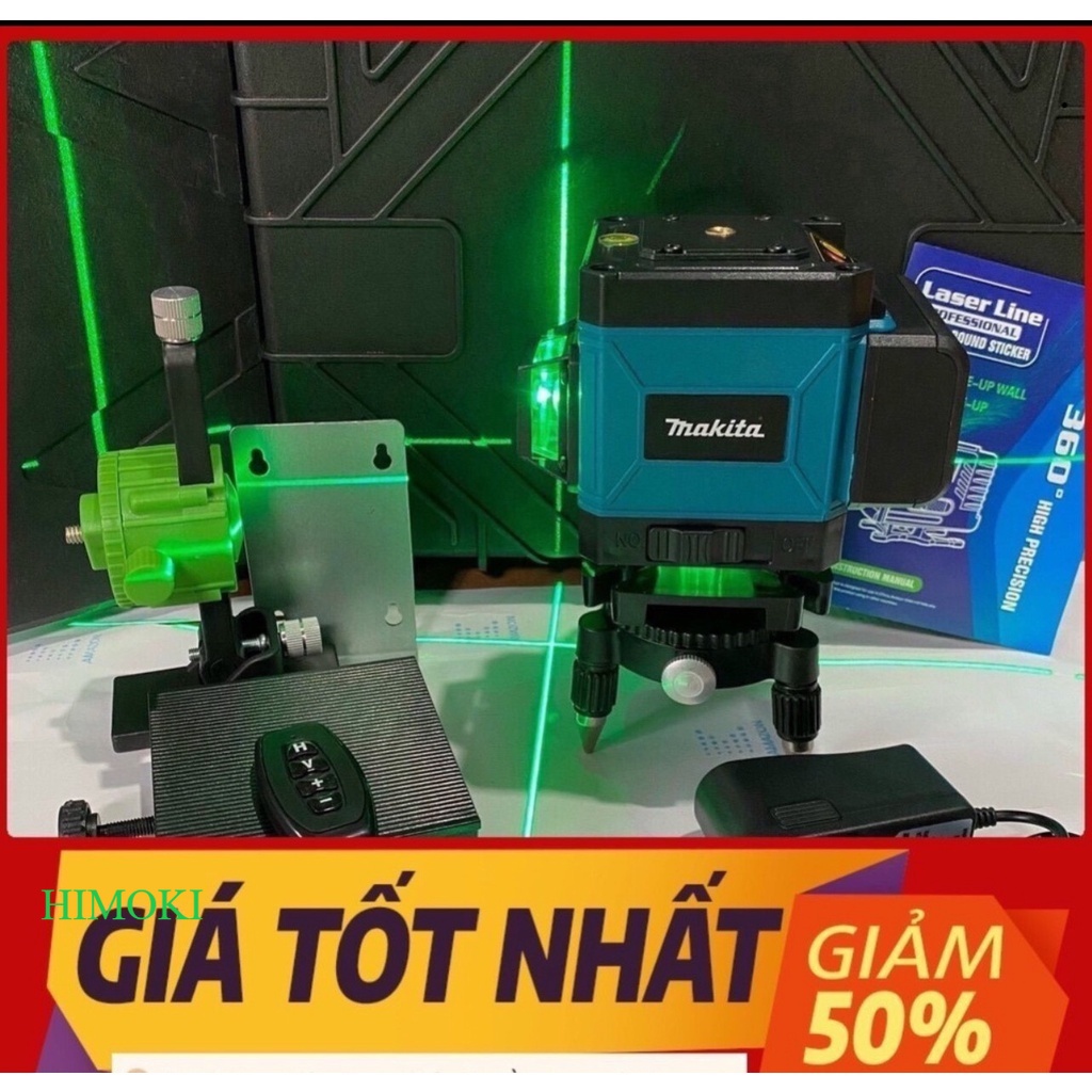 Bắn cốt cân mực tia laser 12/ tia Makita / Máy cân bằng laser/ đánh thăng bằng mặt phẳng ĐL