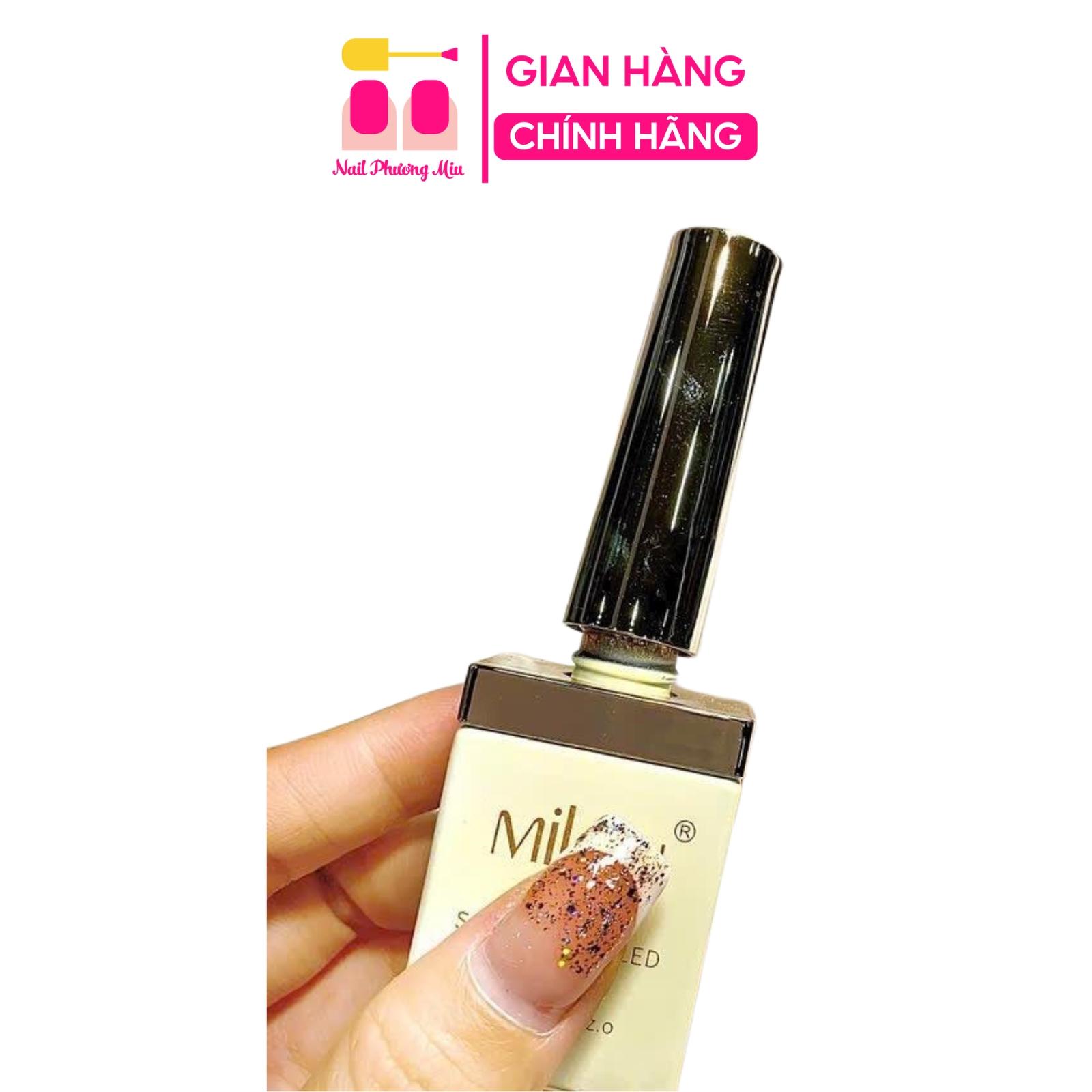 Sơn Gel Nhũ Kim Tuyến Siêu Sáng Làm Nail, Hạt Nhũ Loại 1 Bắt Sáng Lấp Lánh 15ml, Chất Sơn Đậm Đặc Ch