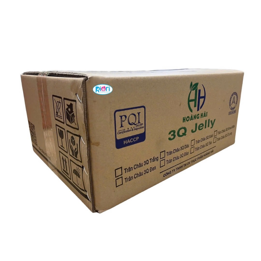 [THÙNG 6 GÓI] Trân Châu Trắng 3Q Jelly Hoàng Hải gói 2kg