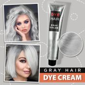 Punk Style Permanent Light Grey Hair Dye - 100ml