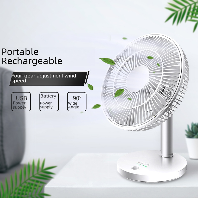 Quạt Điện Nhỏ USB Có Thể Sạc Lại Ký Túc Xá Sinh Viên Văn Phòng Để Bàn Để Bàn Quạt