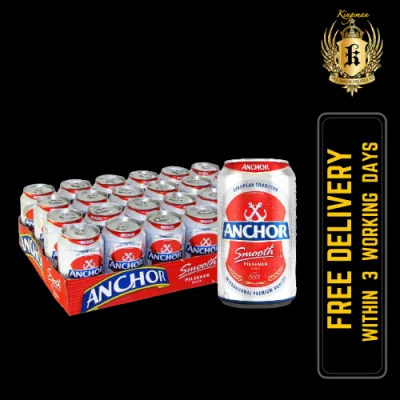 Anchor Smooth 24 x 320ml Can (BBD: Sept 2022)