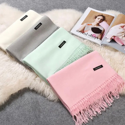Khăn choàng cổ cashmere khăn dạ len quàng cổ nam nữ cao cấp nhiều màu |hd96