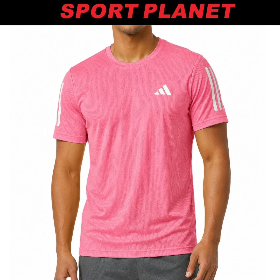 adidas Men Aeroready RUN Event Short Sleeve Running Shirt Baju Lelaki (IS7563) Sport Planet R-53