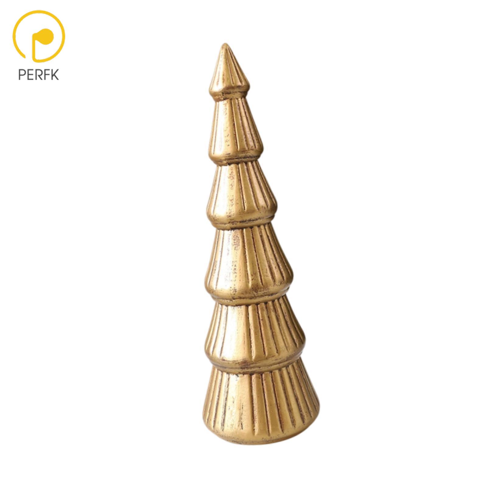 Perfk Wooden Christmas Tree Mini Desk Figure Statue Christmas Decoration for Festival Outdoor Valentines Day Holiday Bedroom ราคา 202 บาท*ส่งฟรี