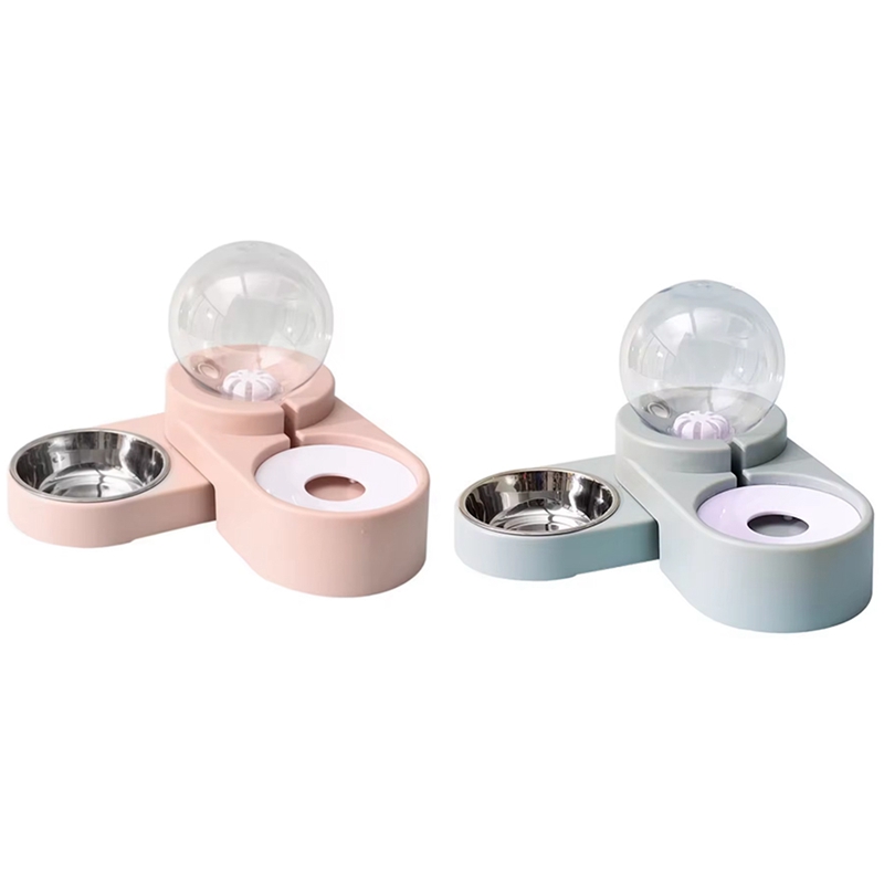 [LBJ7] Pet Cat Bowl Water Dispenser Dog Food Container 1.8L Drinking Bowl Pet Cats Dogs Bowls Food Automatic Feeder