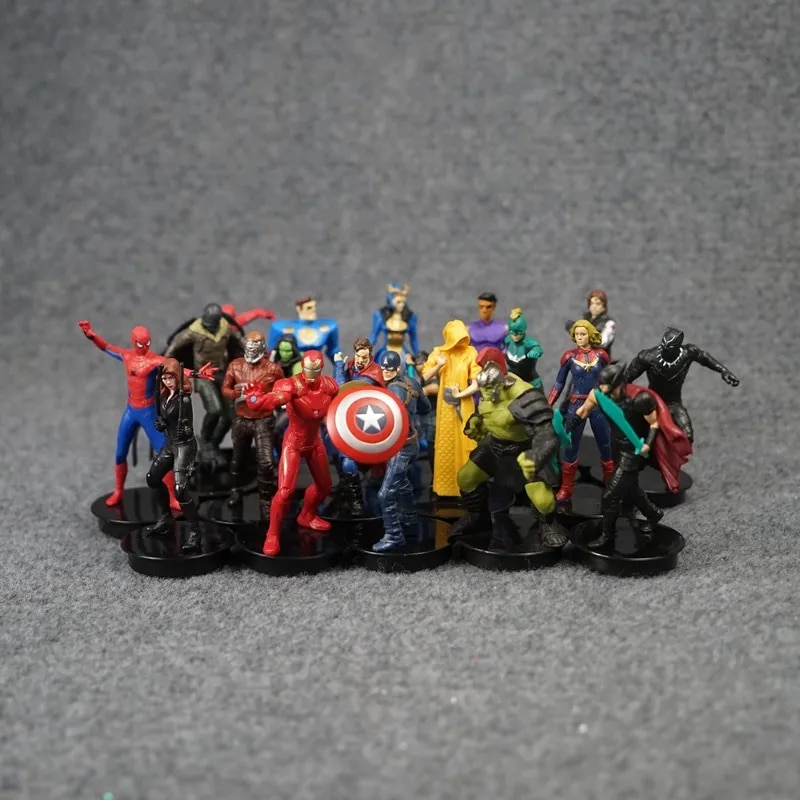 Avengers Thor sắt nhện người đàn ông Panther góa phụ Đen eternals Quà Tặng Búp bê đồ chơi mô hình nhân vật hoạt hình thu thập đồ trang trí trò chơi video nhân vật