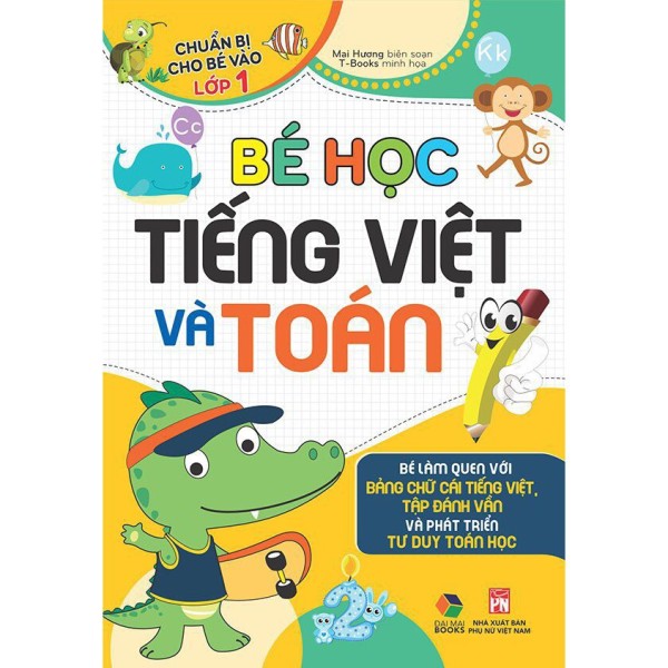 Sách - Bé Học Tiếng Việt và Toán