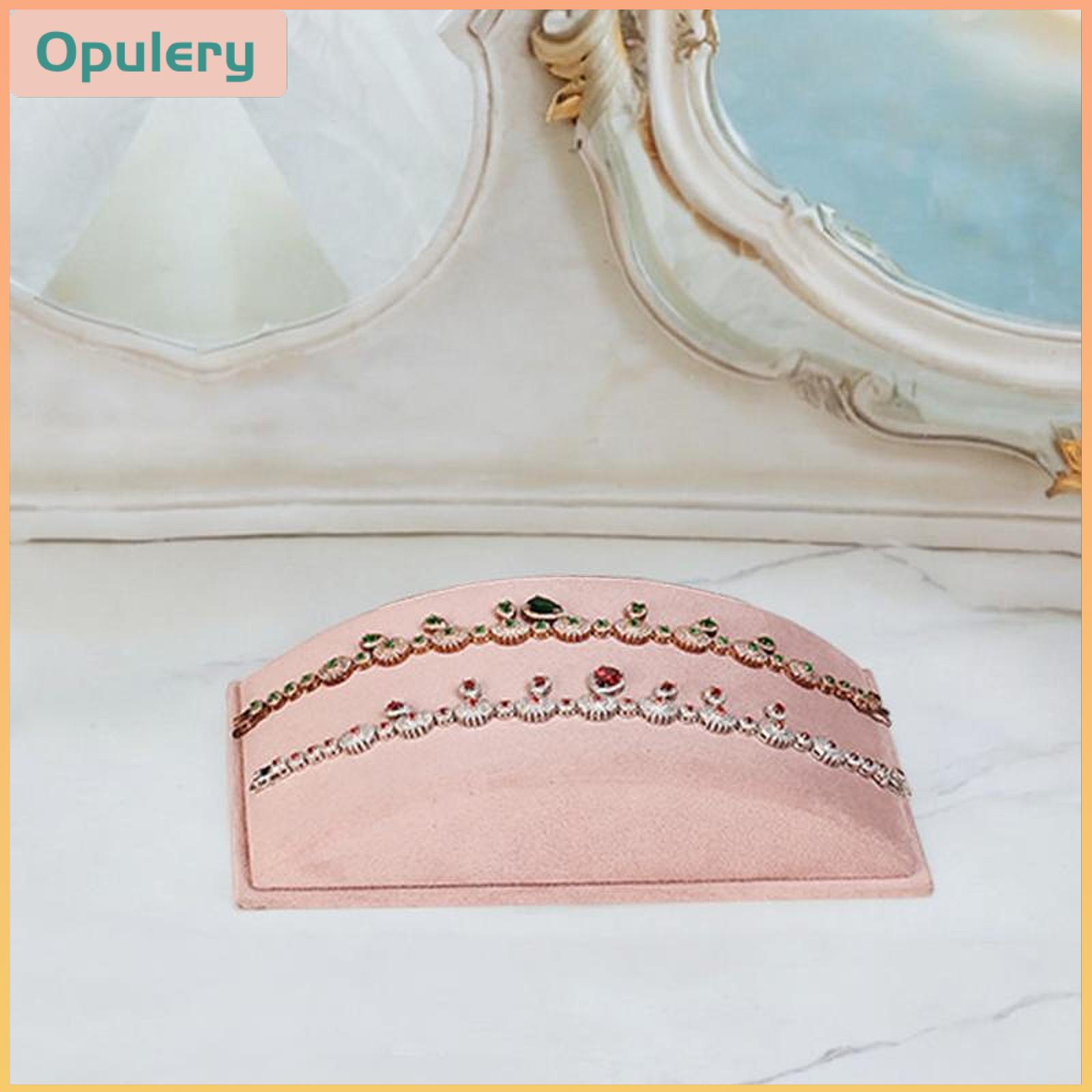 Baosity Necklace Bracelet Display Tray Flannel Jewelry Presentation Soft Bracelet Display Board for Shopping Mall Store Display Counter ราคา 323 บาท*ส่งฟรี