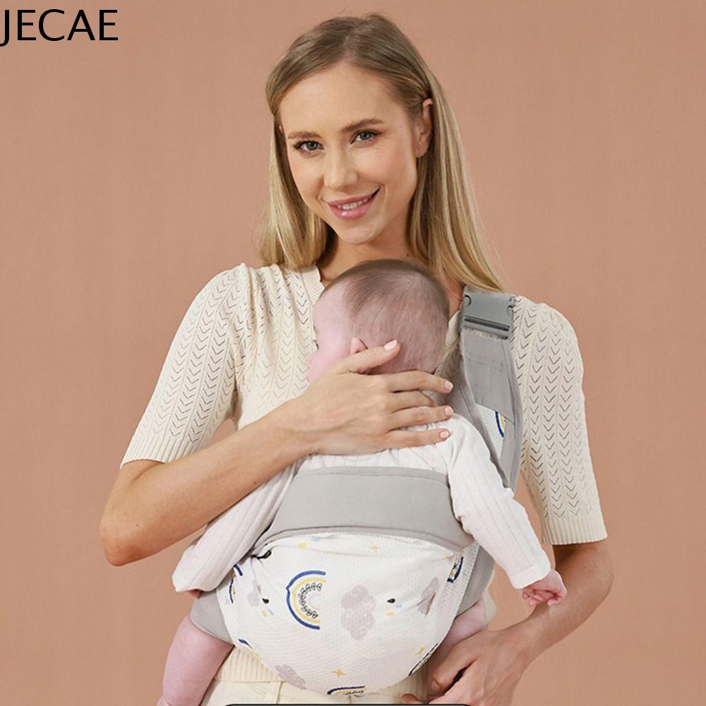 JECAE Thoáng khí Đai địu em bé Giữ trẻ sơ sinh ở phía trước Túi Kangaroo cho trẻ sơ sinh Khăn quấn cho trẻ sơ sinh Di động Loại cầm ngang Ba lô cho trẻ sơ sinh Trẻ sơ sinh
