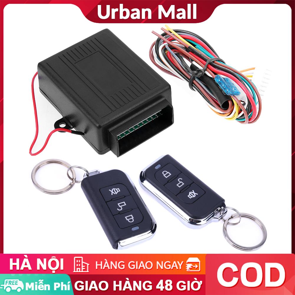 Car Remote Central Door Lock Keyless System Opening Trunk Windows Remote Central Locking Kit Auto Accessories