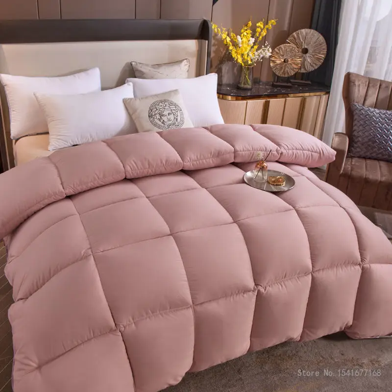 （household） White Goose Down Duvet, Warm Winter Duvet Insert Quilted Bed Comforter, King, Queen, Full, Twin Size, Kid Bed, Patchwork Blanket ราคา  6,262 บาท*ส่งฟรี